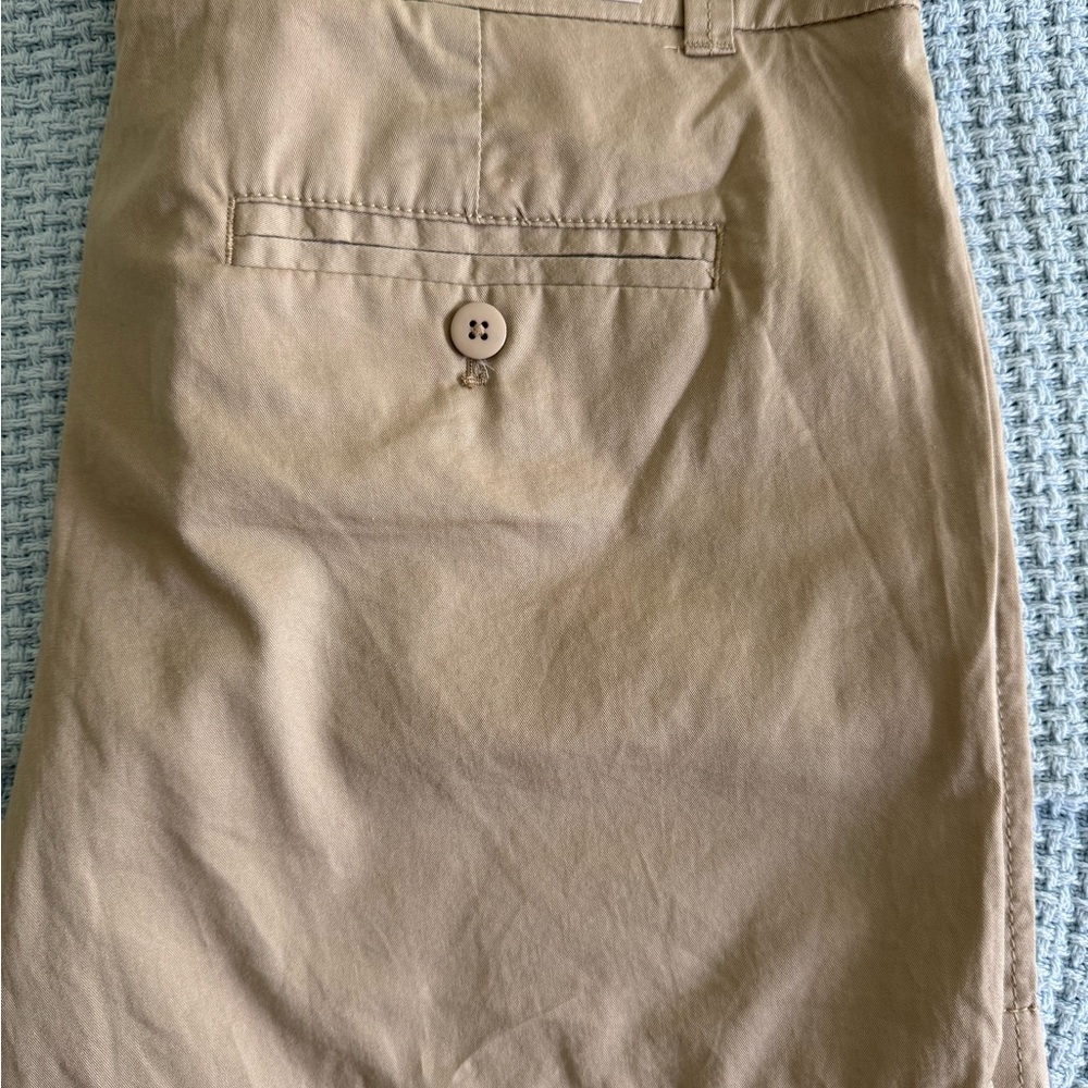 J. Crew Tan Chinos Classic Cotton Blend shorts- women’s size 8